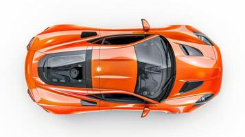 Orange Sports Car photo