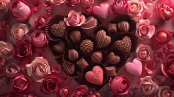 Chocolate Heart Wallpaper photo