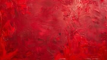 Dynamic Red Color Canvas photo