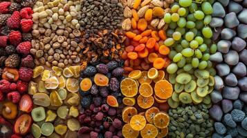 Aesthetic Arrangement of Assorted Dry Fruits photo