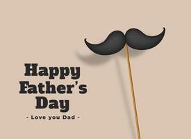 happy fathers day love dad background vector