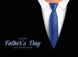 happy fathers day hero dad background vector