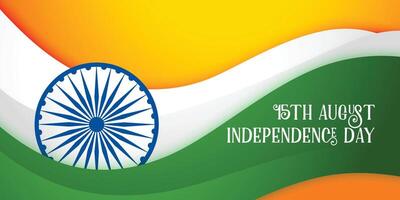 15th august happy indepence day of india background vector