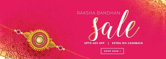 raksha bandhan sale banner design vector