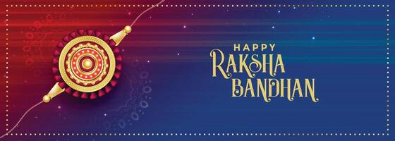 hermosa raksha Bandhan festival bandera diseño vector