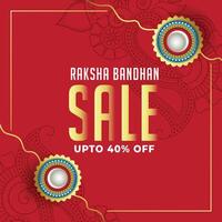 raksha bandhan sale background design vector