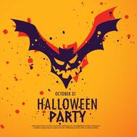 happy halloween party background illustration vector