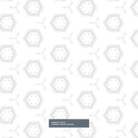 white background with gray geometric pattern vector