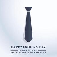 fathers day design with tie vector