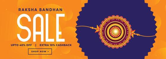 sale banner for raksha bandhan festival vector
