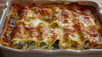Creamy Spinach Cannelloni Overview photo