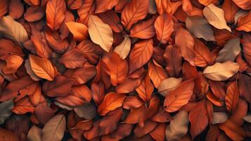 Autumn Orange Leaves Background photo