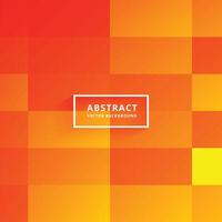 bright orange tiles abstract background vector