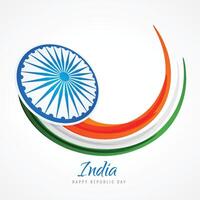 26th January indian independence day banner illustration design vector