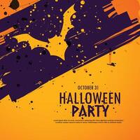 halloween grunge style background vector