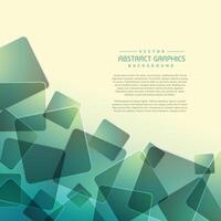 abstract background with random square shapes vector