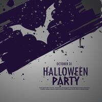 grunge halloween party celebbration background vector