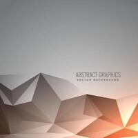 elegant abstract gray low poly background in minimal style vector