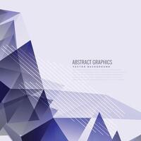 abstract purple triangles background design vector