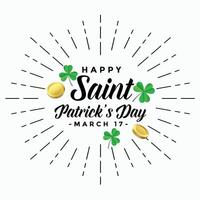 happy saint patricks day festival background vector