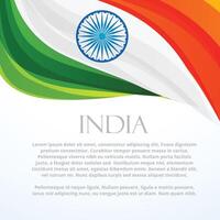 elegant indian happy republic day background design vector