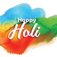 abstract colorful holi festival background vector