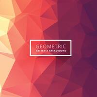 clean low poly background vector