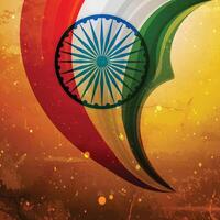 elegant indian happy republic day background design vector