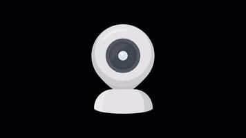 Animated Web Camera With Alpha video
