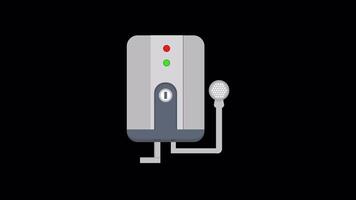 Animated Water Heater The Alpha video