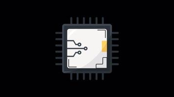 Animated Chip With Alpha video