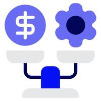 Leverage icon for web, app, infographic, etc vector