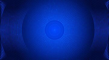 a blue background with a circular design, a blue circle with a black background, grunge texture spiral pattern line light effect design for background and wallpaper vector