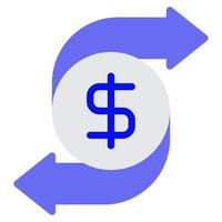 Asset Transfer icon for web, app, infographic, etc vector