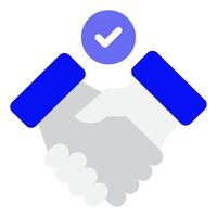 Agreement icon for web, app, infographic, etc vector