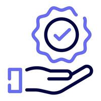 Guarantee icon for web, app, infographic, etc vector