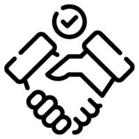 Agreement icon for web, app, infographic, etc vector