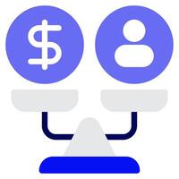 Equity icon for web, app, infographic, etc vector