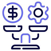 Leverage icon for web, app, infographic, etc vector