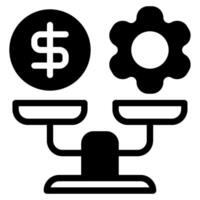 Leverage icon for web, app, infographic, etc vector