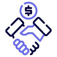 Acquisition icon for web, app, infographic, etc vector