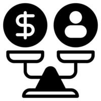 Equity icon for web, app, infographic, etc vector