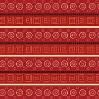 Flat african pattern design vector