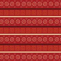 Flat african pattern design vector