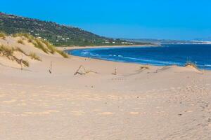 Beautiful view on beach and ocean, Spain, Tarifa photo