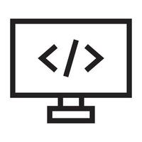 Code Programming icon vector