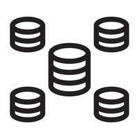 Data Integration icon vector