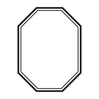 vintage label frame line. vector