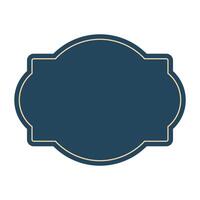 vintage label frame. vector