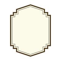 vintage label frame. vector